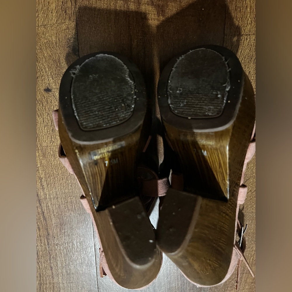 G by Guess Blush Pink Platform Heels size 7.5 - Picture 7 of 8